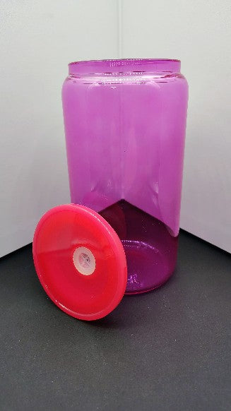 Berry Pop 16oz Glass Can