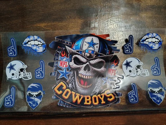 Football UV DTF Wraps