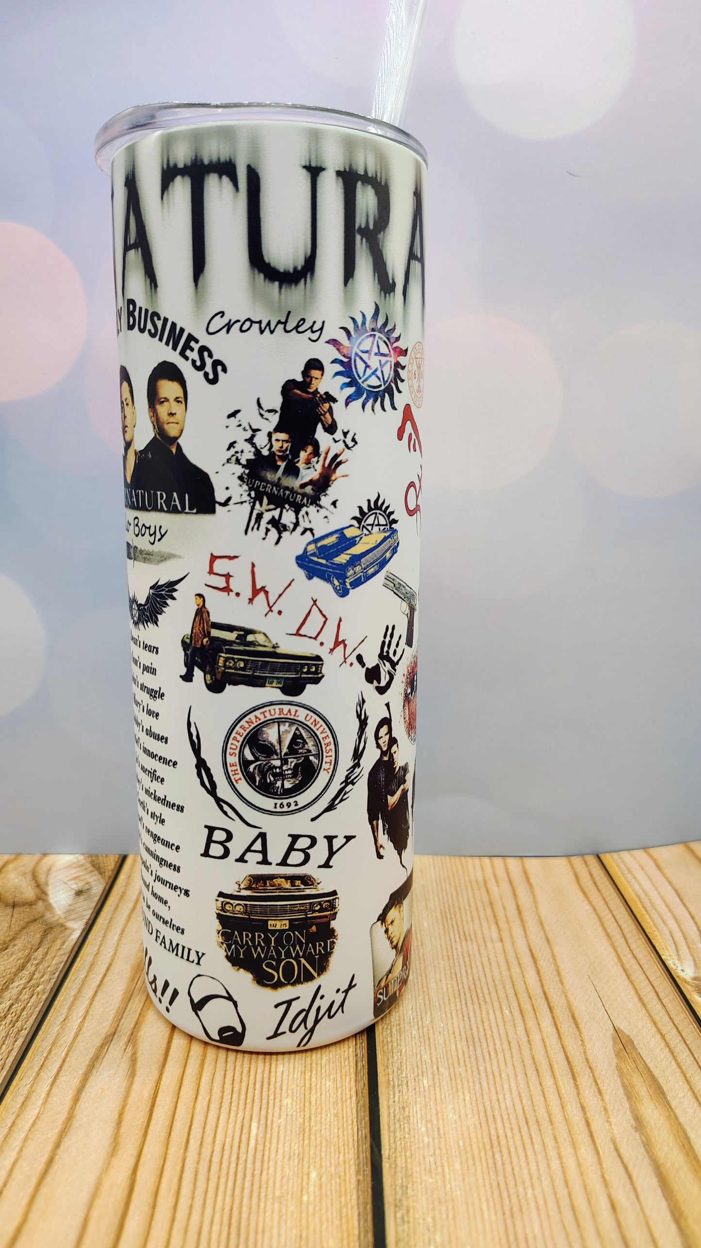 “Supernatural Family Business Glow Tumbler – 20 oz”