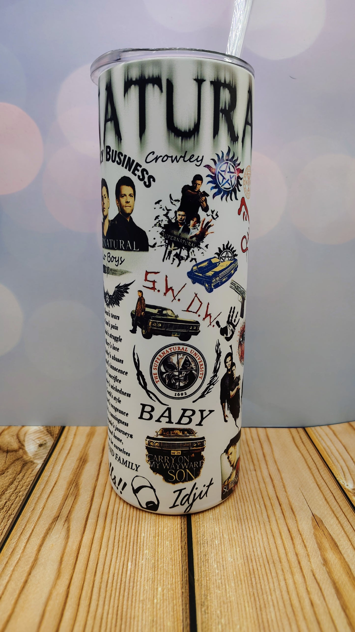 “Supernatural Family Business Glow Tumbler – 20 oz”