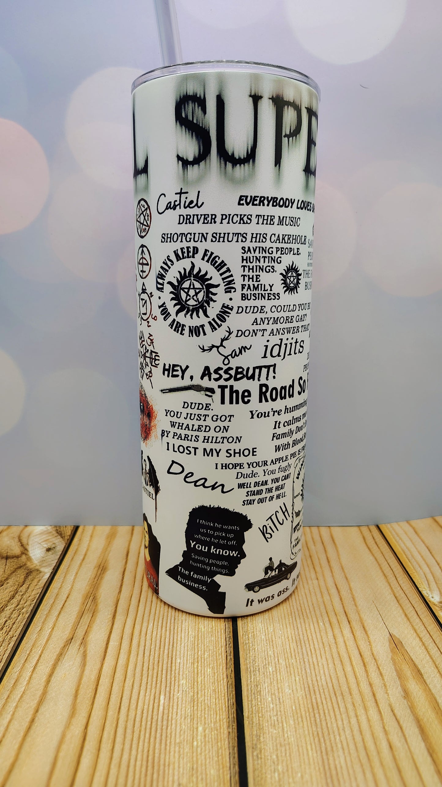 “Supernatural Family Business Glow Tumbler – 20 oz”