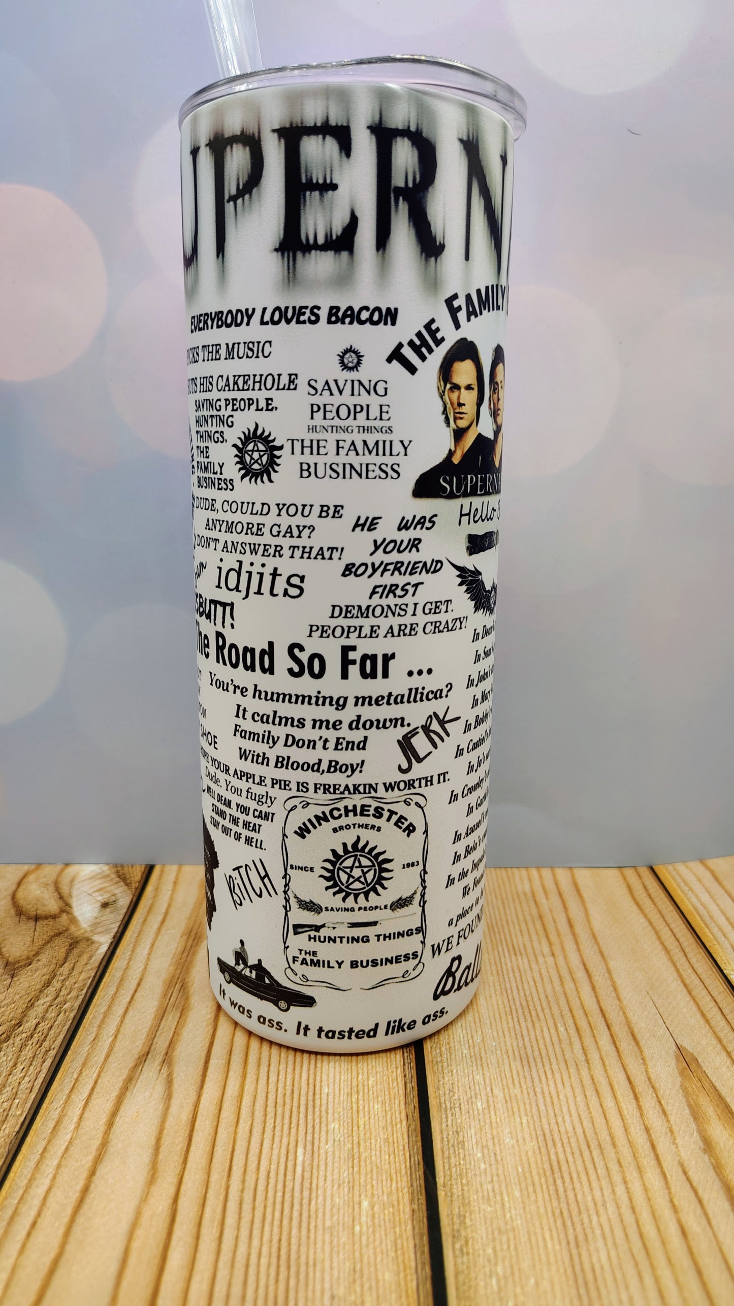“Supernatural Family Business Glow Tumbler – 20 oz”
