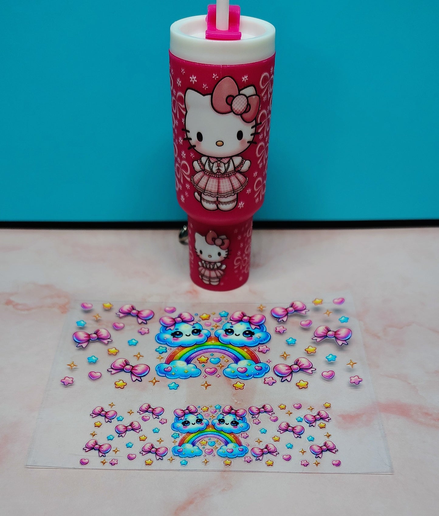UV DTF Wrap for Tumbler Keychain Lip Balm Holder
