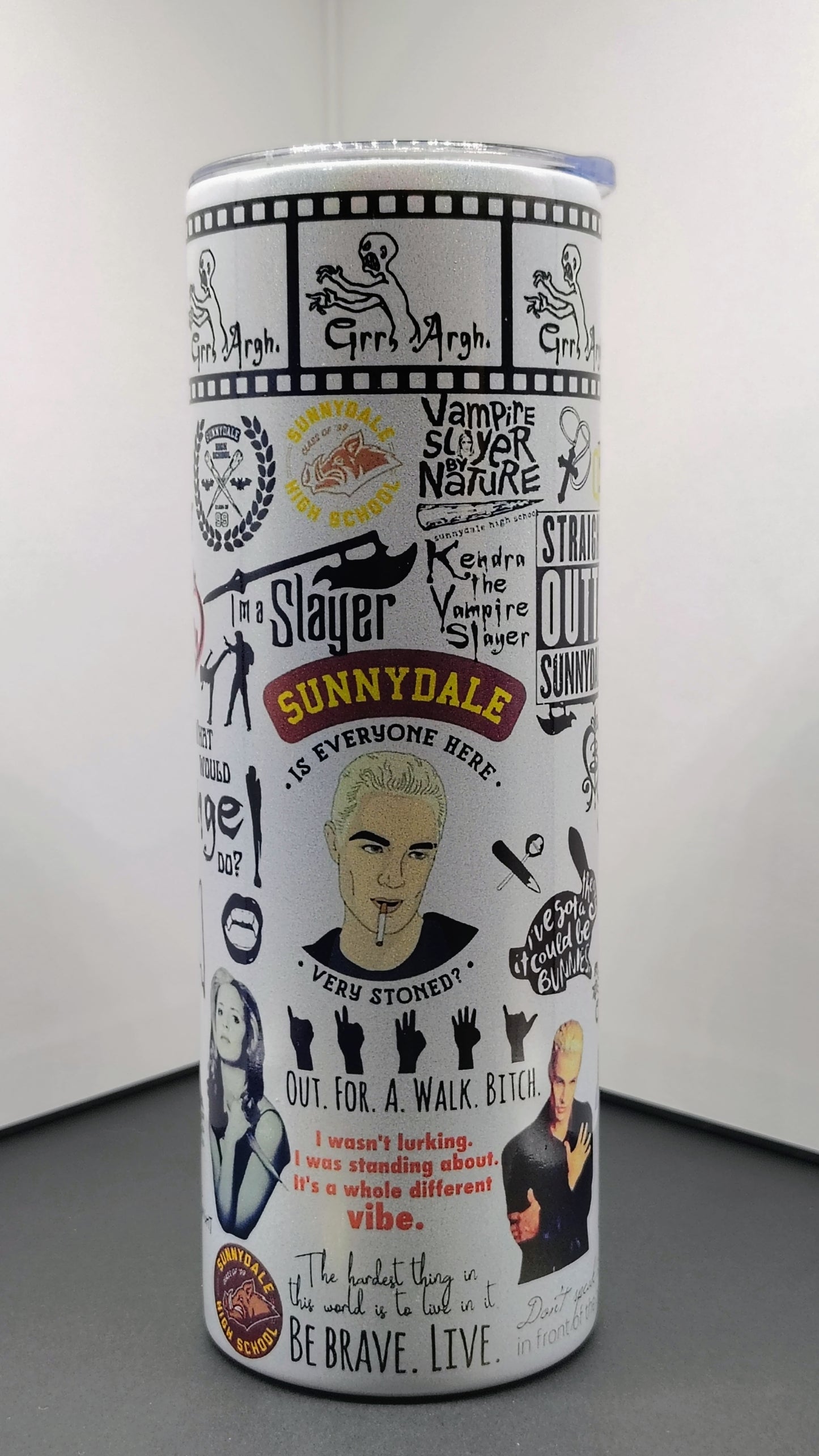 "Slay All Day 20 oz Tumbler"