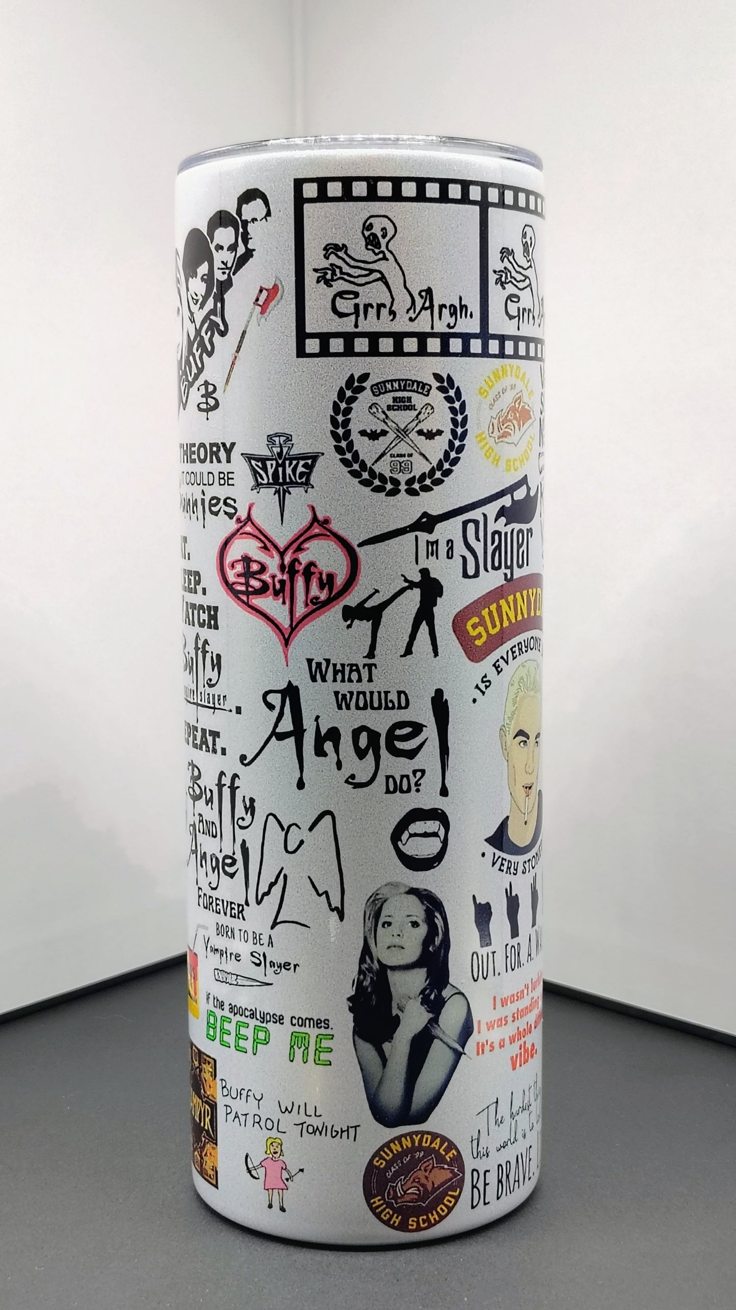 "Slay All Day 20 oz Tumbler"