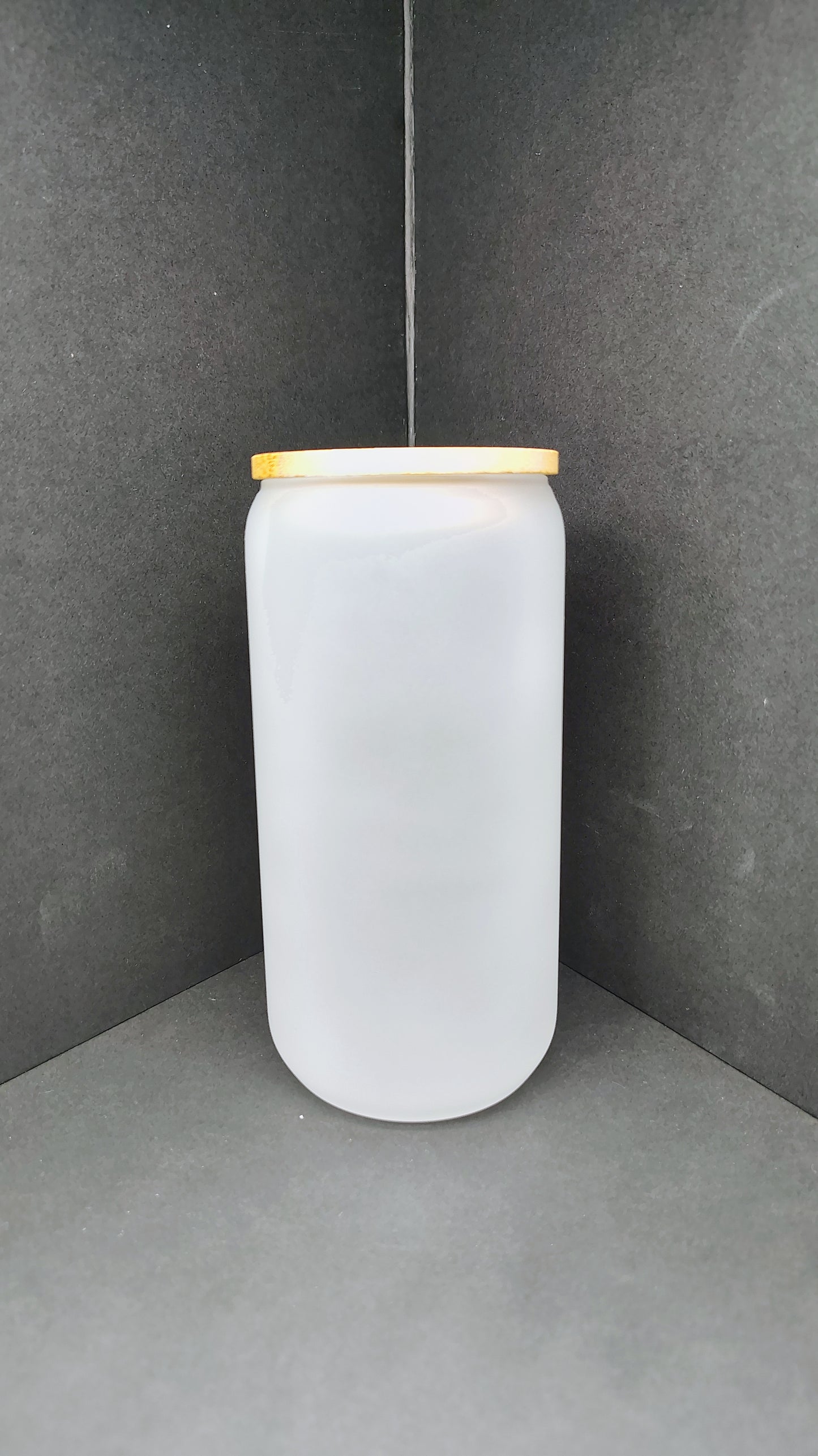 ClearSip 16 – Frosted Glass Can Blank