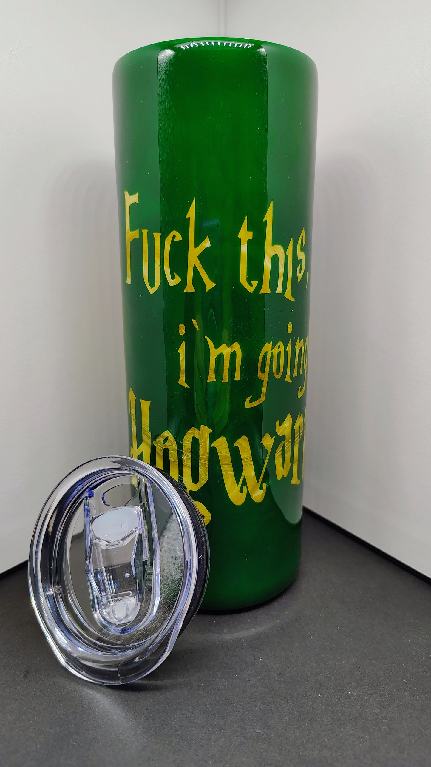 One of a Kind Hexed & Headed to Hogwarts 20oz Resin Tumbler