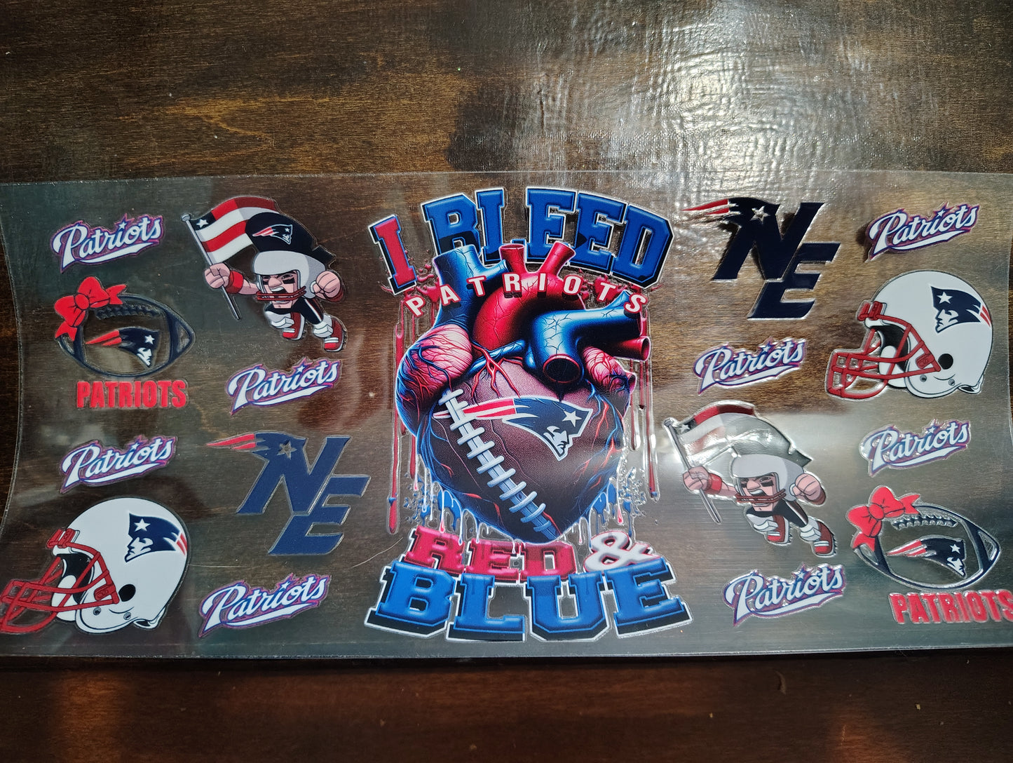 Football UV DTF Wraps