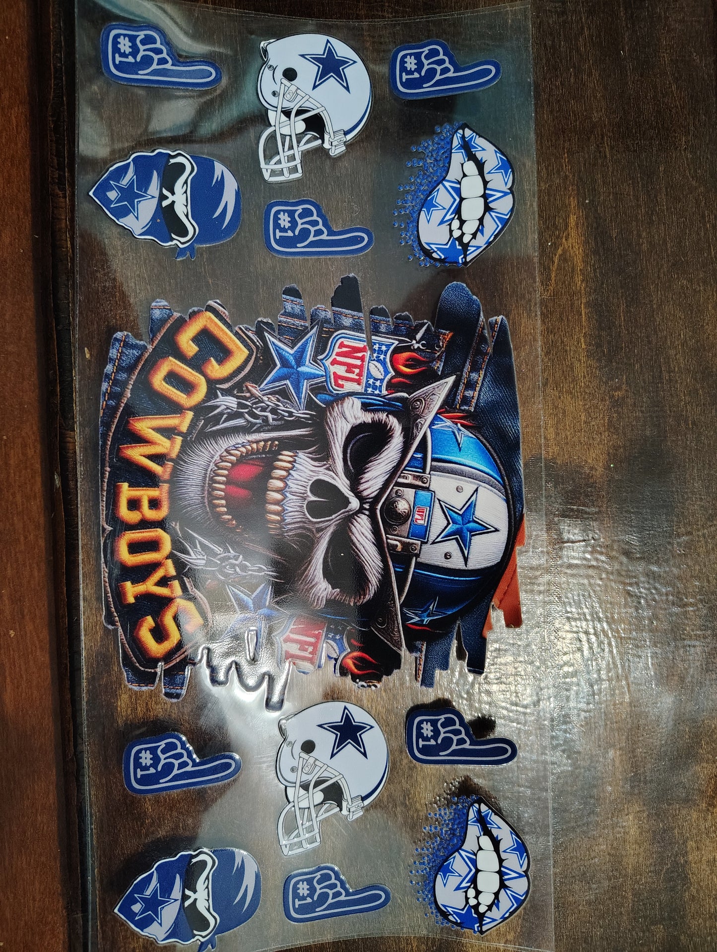 Football UV DTF Wraps