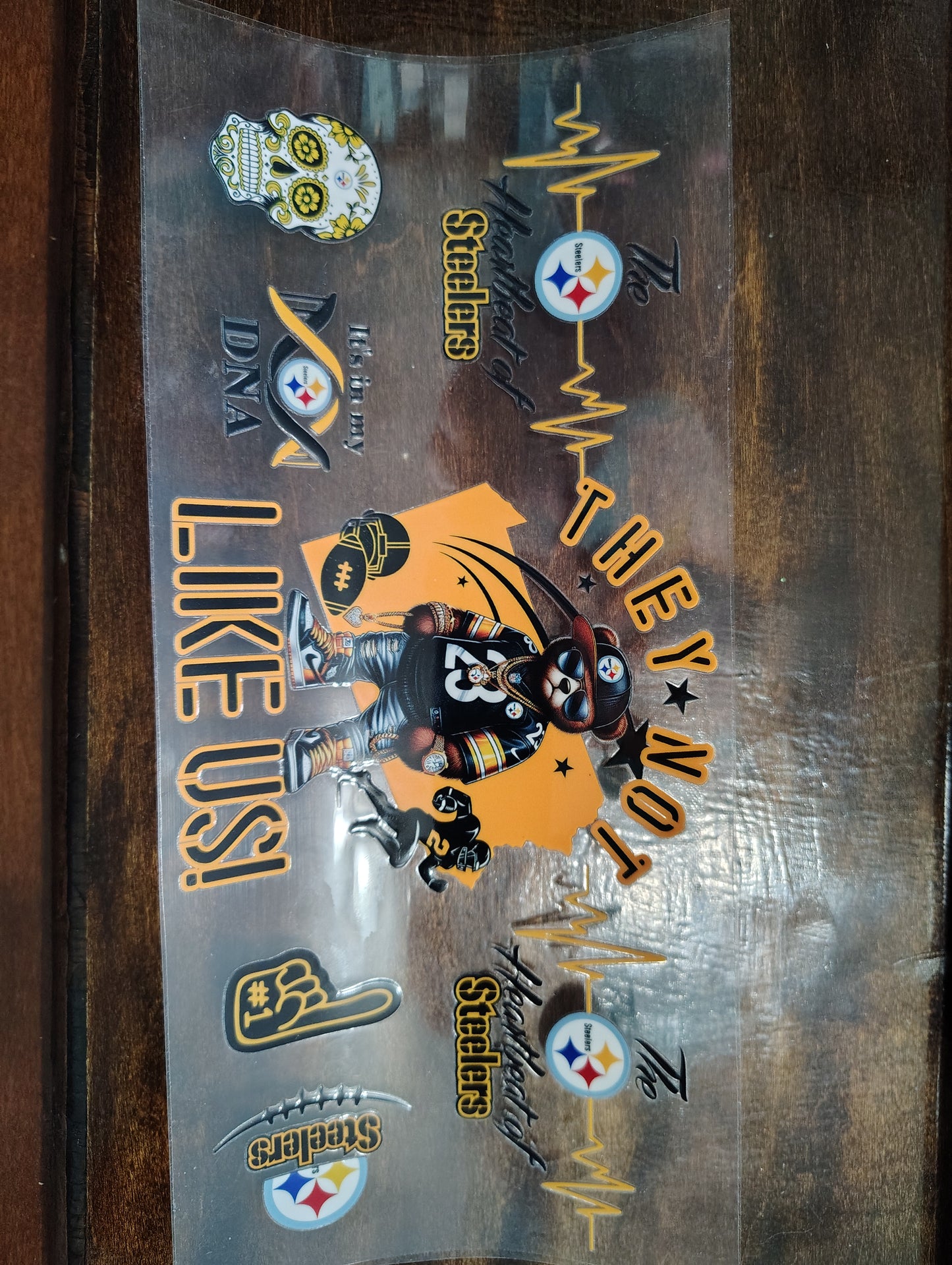 Football UV DTF Wraps