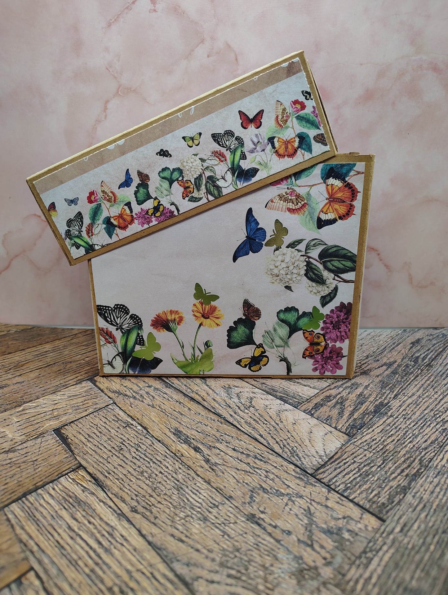 🦋 Butterfly Garden Papercraft Stationery Box 🦋