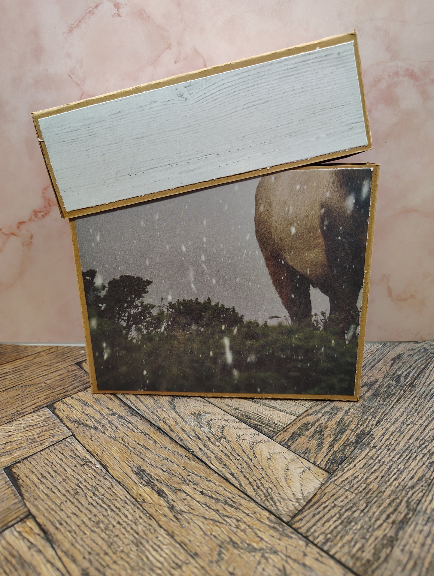 š¦ Rustic Winter Papercraft Stationery Box š¦