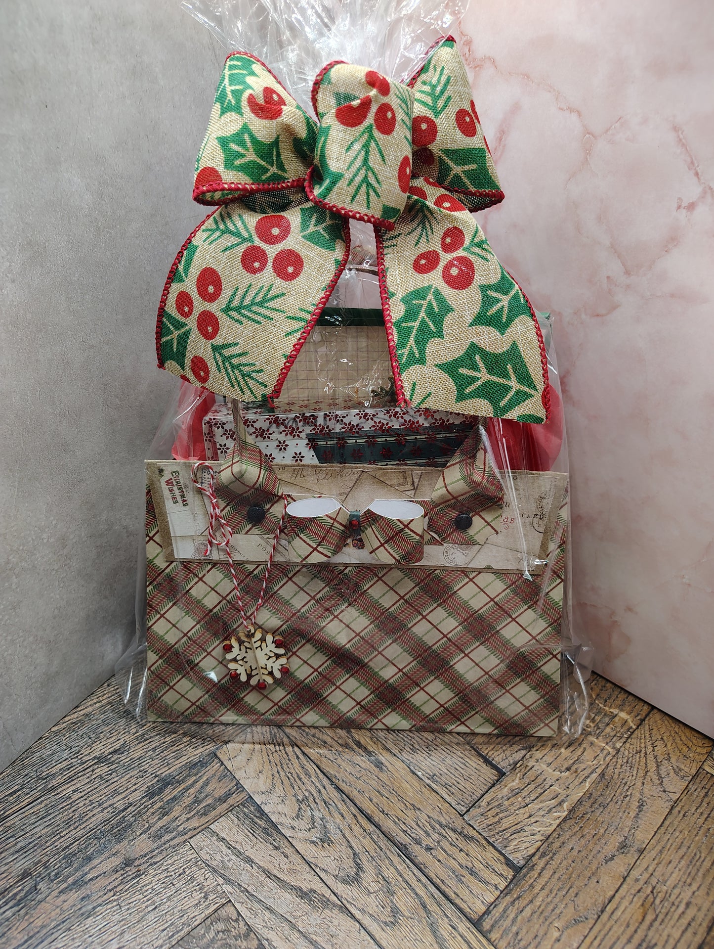 ๐ Christmas Cheer Papercrafted Gift Purse Set