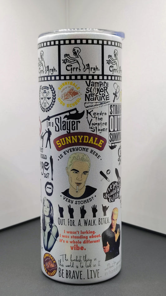"Slay All Day 20 oz Tumbler"
