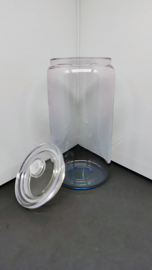 OceanBlush 16oz Ombre Glass Can Tumbler