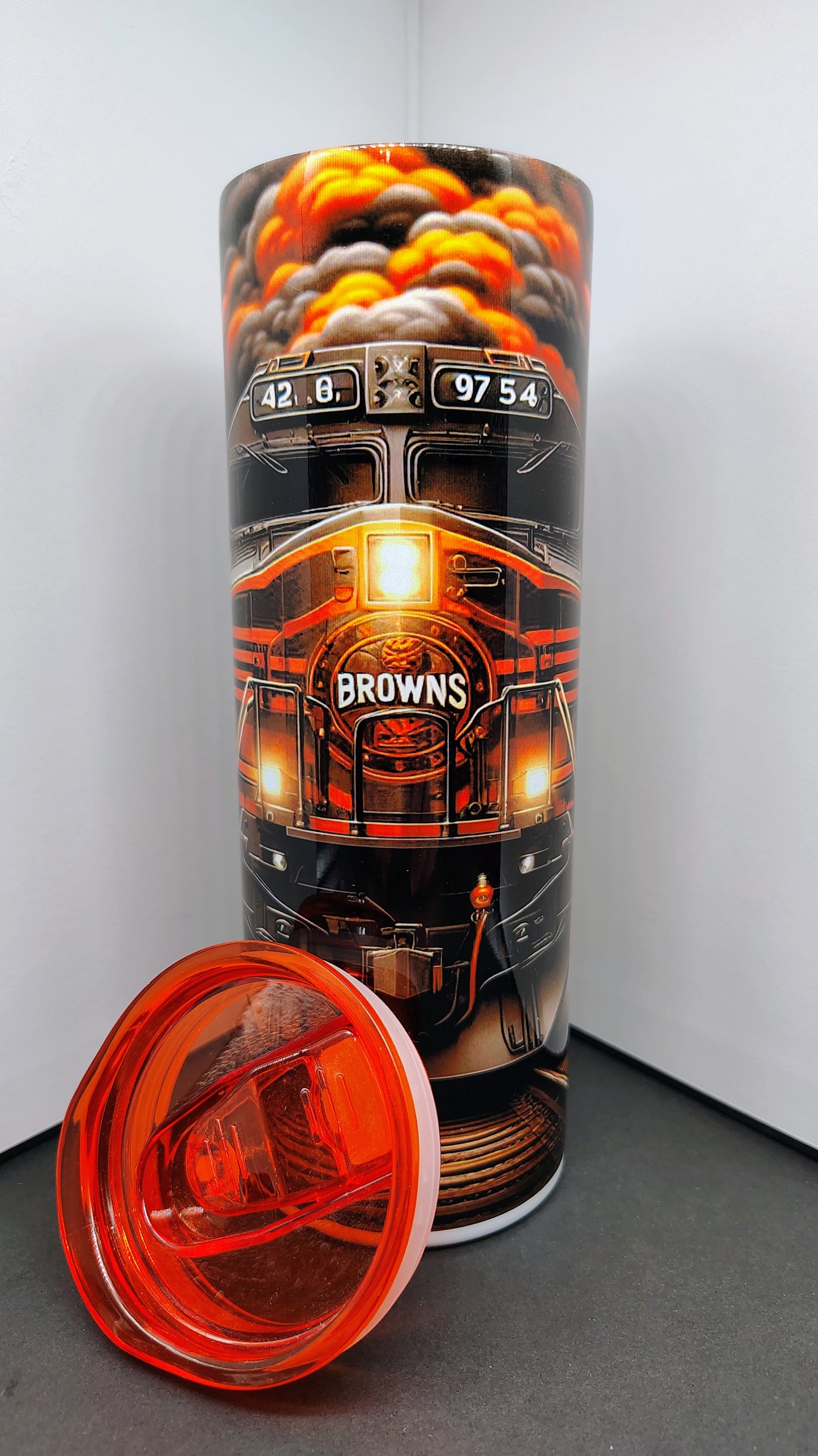 Browns Heat Train 20oz Tumbler