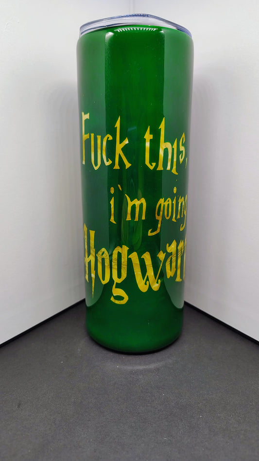 One of a Kind Hexed & Headed to Hogwarts 20oz Resin Tumbler