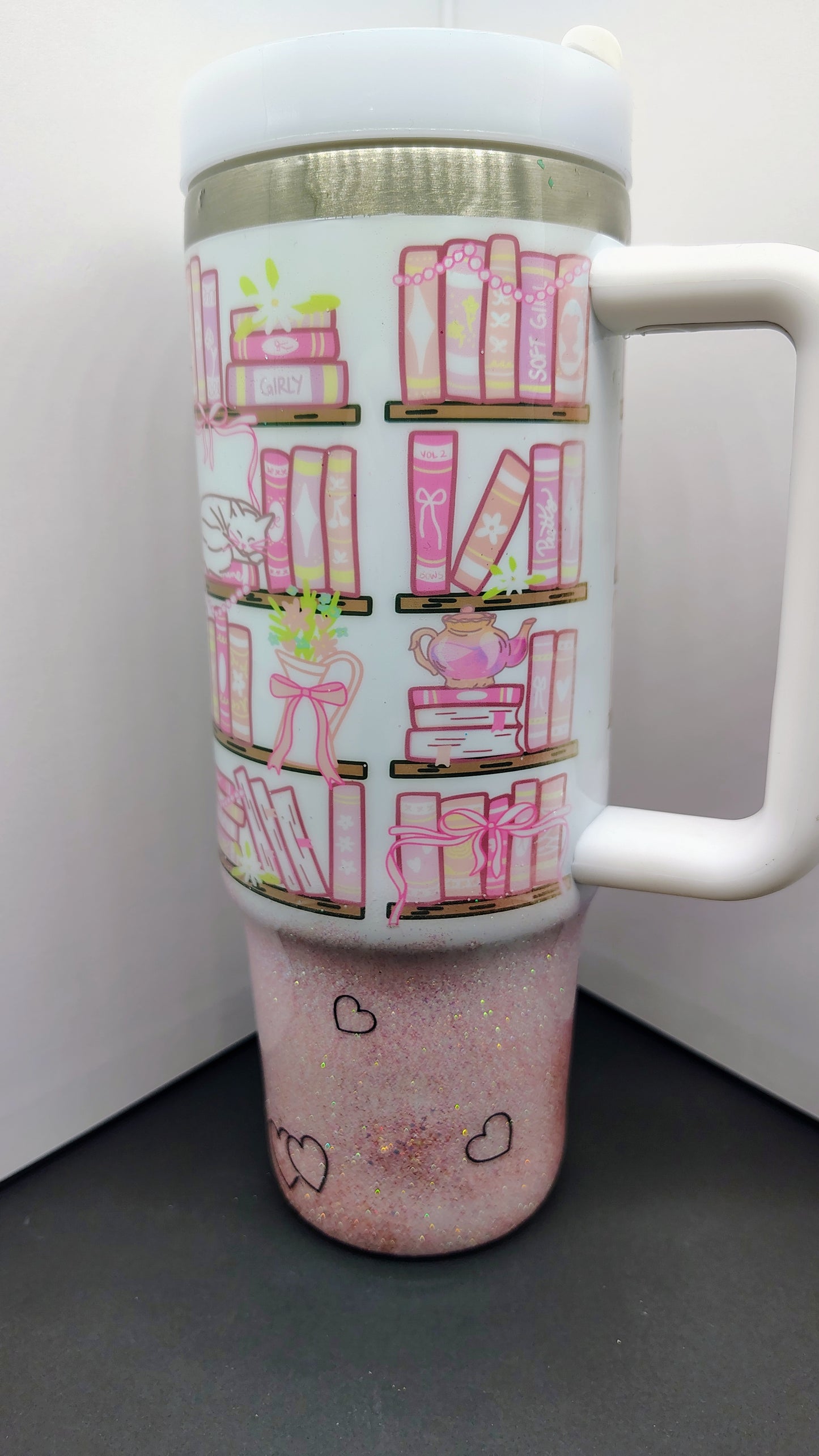 Just One More Chapter – 40oz Glitter Book Lover Tumbler