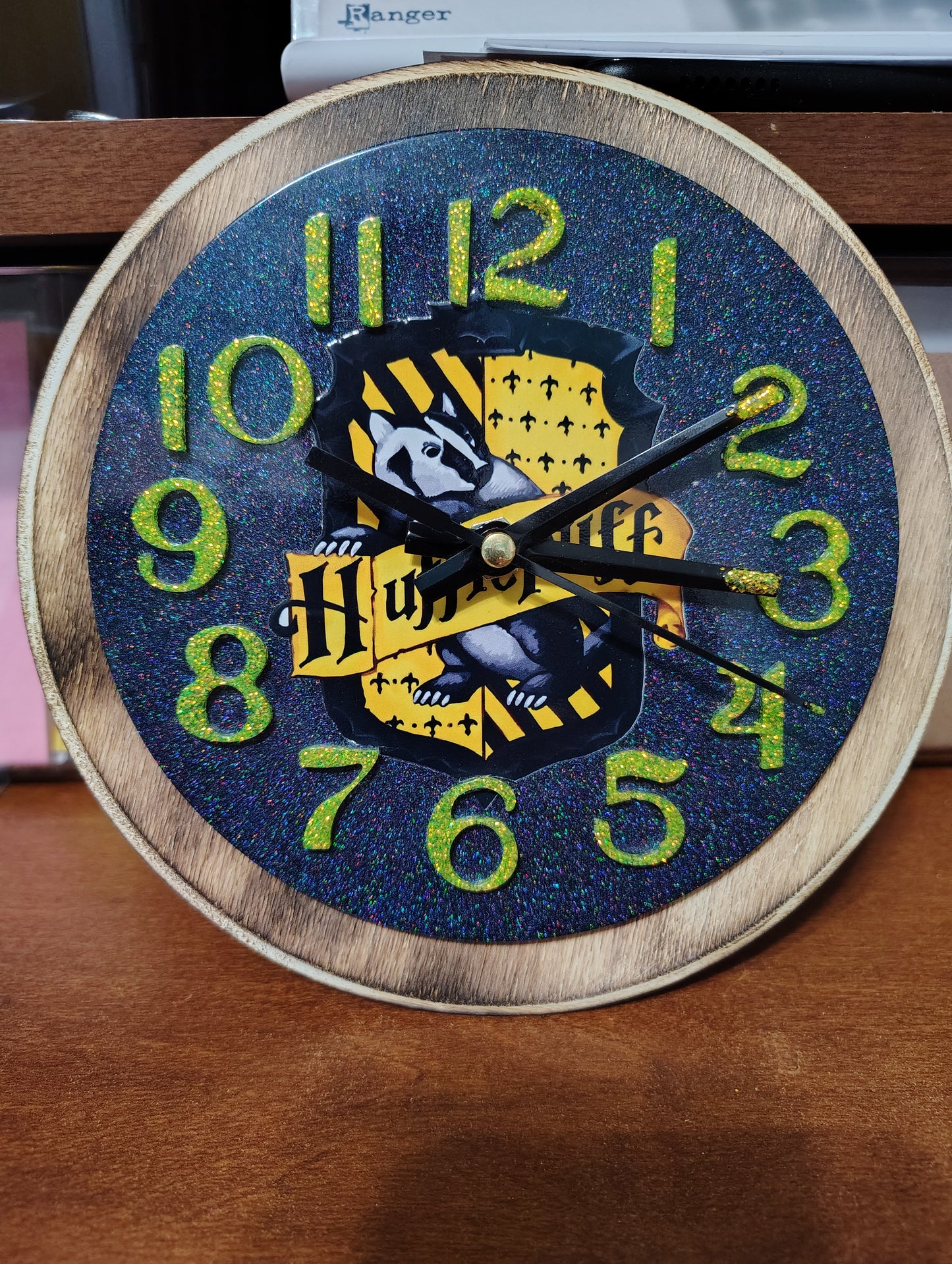 Hufflepuff 6 inch clock