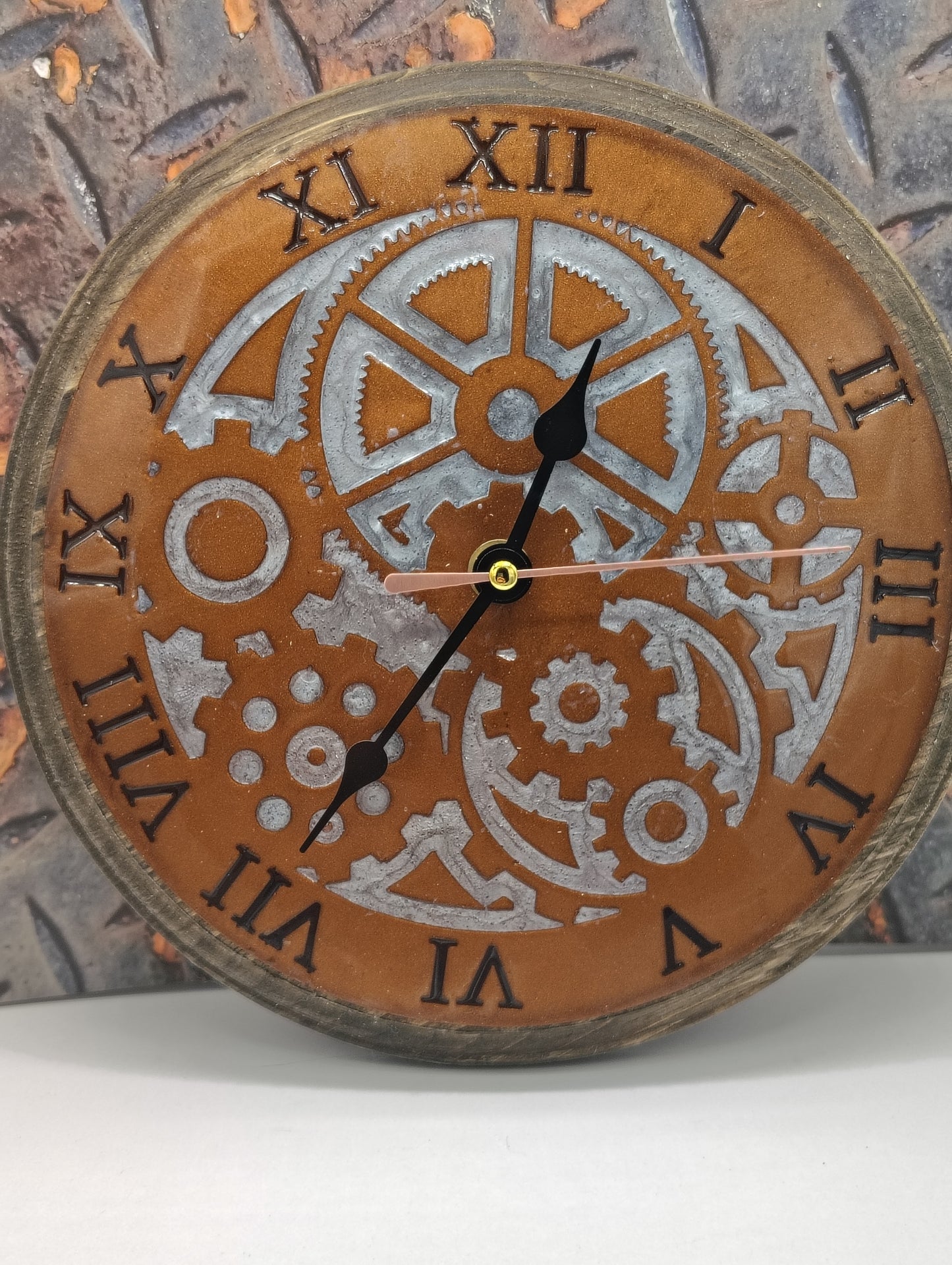 8-inch Steampunk Gear Clock