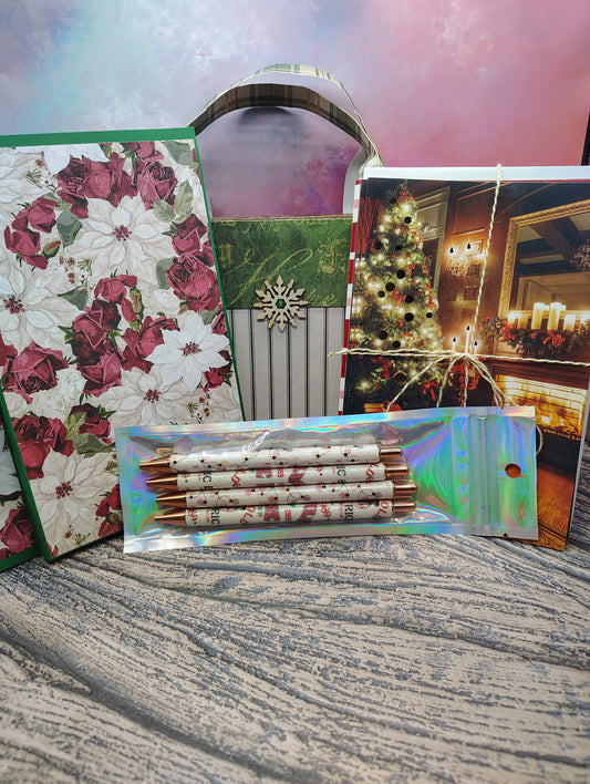 🎅 Holiday Hearth Papercraft Gift Set 🎅
