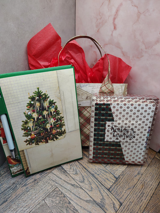 🎄 Christmas Cheer Papercrafted Gift Purse Set